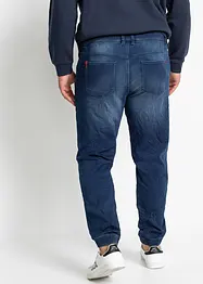 Dra på-jeans i trikå, regular fit, straight, bonprix