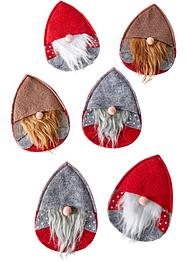 Bestickhållare i tomtedesign (6-pack), bpc living bonprix collection