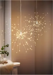 Hängdekoration "Stjärna" med LED-belysning (2-pack), bonprix