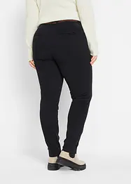 Extra stretchiga jeans med bekväm randig midja, smal passform, bonprix