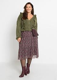 Hålmönstrad cardigan, BODYFLIRT