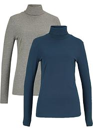 Långärmad polotröja (2-pack), bpc bonprix collection