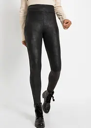 Fodrade leggings med ytskikt, bonprix