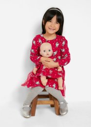 Jerseyklänning för barn + dockklänning, bpc bonprix collection