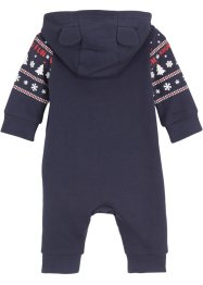 Baby-sweat-jumpsuit i ekologisk bomull, bpc bonprix collection