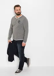 Långärmad farfarströja (2-pack), bonprix
