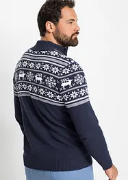 Hudvänlig lusemönstrad cardigan i ren bomull, bonprix