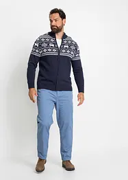 Hudvänlig lusemönstrad cardigan i ren bomull, bonprix