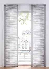 Panelgardin med tvärränder (1-pack), bonprix