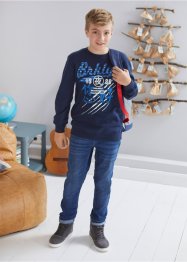 Sweatshirt för pojkar (2-pack), ekologisk bomull, bpc bonprix collection