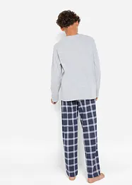 Barnpyjamas (4 delar), ekologisk bomull, bonprix