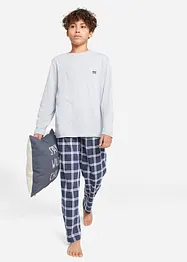 Barnpyjamas (4 delar), ekologisk bomull, bonprix