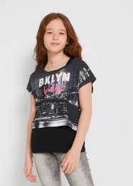T-shirt för flickor med fotomotiv, bpc bonprix collection