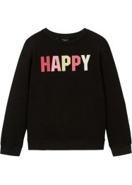 Sweatshirt för flickor, med ekologisk bomull, bpc bonprix collection