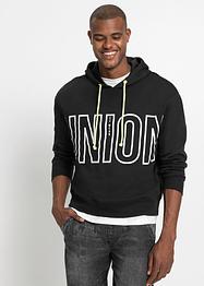 Huvsweatshirt, vid modell, RAINBOW