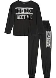 Pyjamas med oversized topp, bonprix