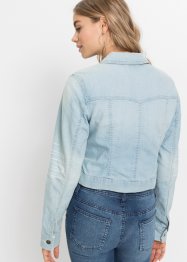 Jeansjacka med spetsinfällning, RAINBOW