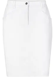 Jeanskjol med stretch, bonprix