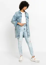 Mom jeans med destroyed-effekter, bonprix