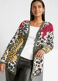 Leopardmönstrad cardigan, bpc selection