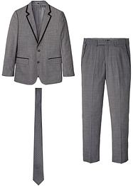 3-delad kostym: kavaj, byxor, slips, slim fit, bpc selection