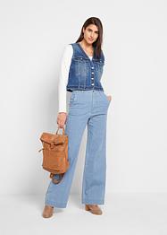 Stretchig jeansväst, John Baner JEANSWEAR