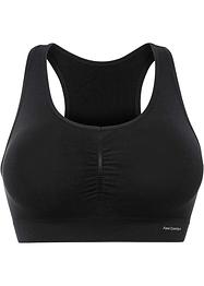 Sömlös BH-topp med brottarrygg från Feel Comfort, bpc bonprix collection