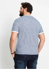 T-shirt med snörning i ekologisk bomull, bonprix
