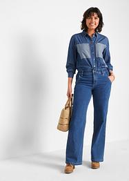 Stretchiga paperbag-jeans, John Baner JEANSWEAR
