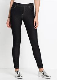 Jeggings i jeansdesign med dragkedja, RAINBOW