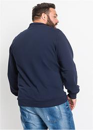 Sweatshirt med krage och dragkedja, bpc bonprix collection