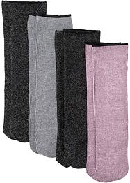 Termostrumpor med glittergarn (4-pack), bpc bonprix collection