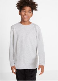 Långärmad tröja i ekologisk bomull för pojkar (3-pack), bpc bonprix collection