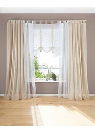 Broderad knytgardin, bpc living bonprix collection