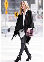 Poncho, enfärgad, bpc bonprix collection