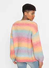 Grovstickad cardigan, bonprix