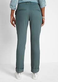 Stretchiga chinos med bekväm midja och uppvikta benslut, bpc bonprix collection