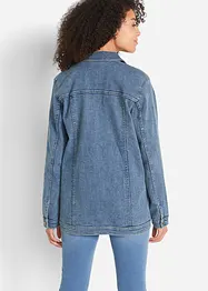 Stretchig jeansjacka, boyfriendmodell, bonprix