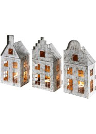 Värmeljushållare i form av hus (3 delar), bpc living bonprix collection