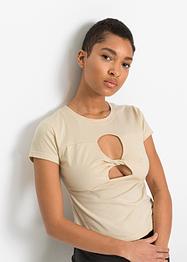 Croppad topp med cut-outs, RAINBOW