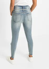 Stuprörsjeans med hög midja och destroyed-effekter, bonprix