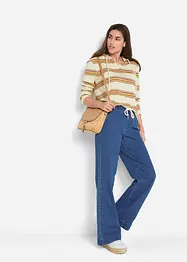 Stretch Wide Leg Jeans Mid Waist, bonprix