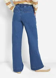 Stretch Wide Leg Jeans Mid Waist, bonprix