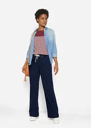 Stretch Wide Leg Jeans Mid Waist, bonprix