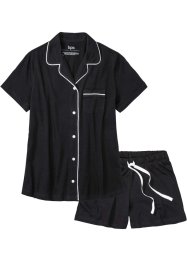 Pyjamas med knappslå och shorts, bpc bonprix collection