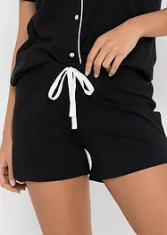 Pyjamas med knappslå och shorts, bonprix