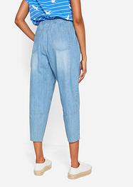 O-formade jeans med stora fickor och bekväm midja, 7/8-längd, bpc bonprix collection