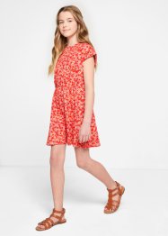 Blommönstrad jerseyklänning för flickor, bpc bonprix collection