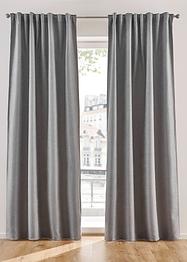 Mörkläggande gardin, enfärgad (2-pack), bpc living bonprix collection