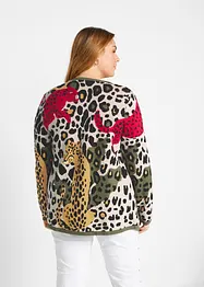 Leopardmönstrad cardigan, bpc selection